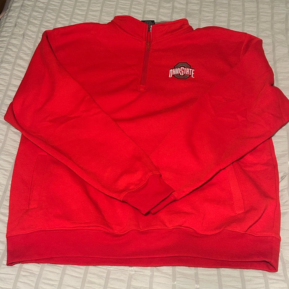 Ohio State Quarter Zip Fleece Sweatshirt
